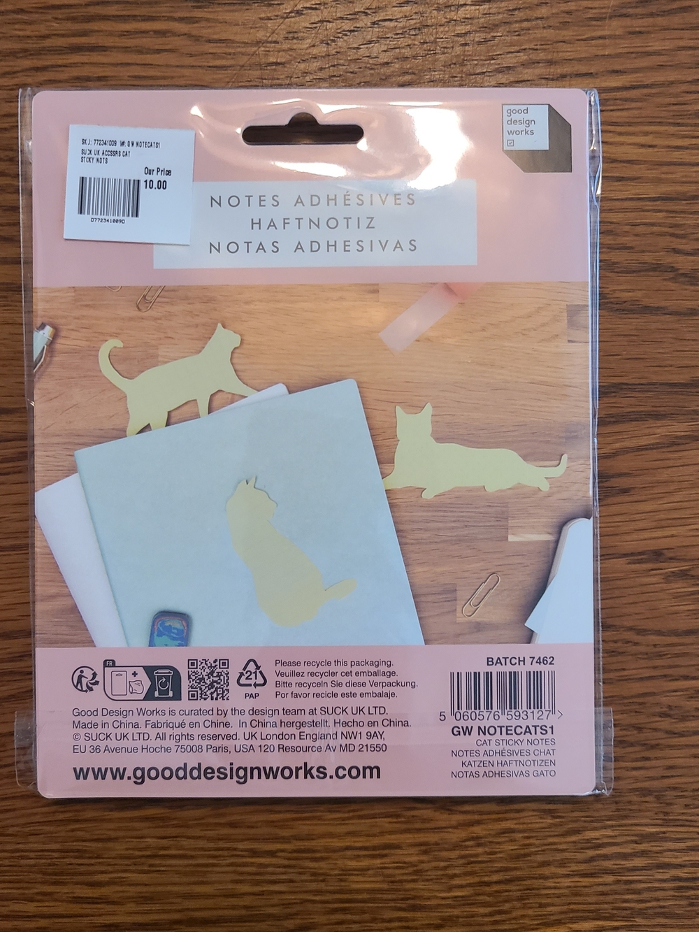 Good Design Cat Sticky Notes - Picture 2 of 2